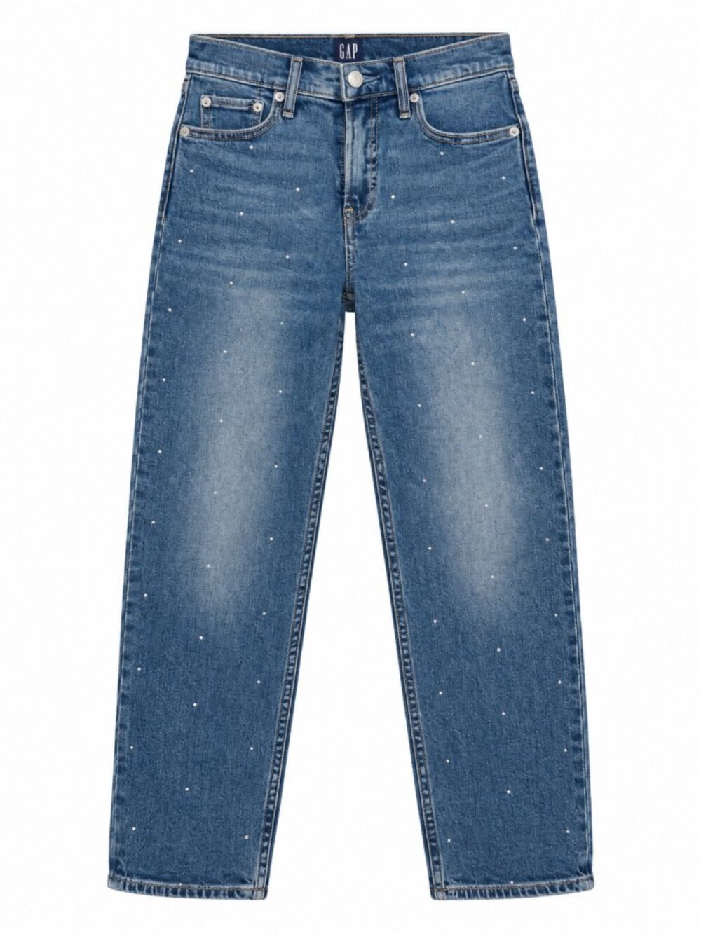 Gap Cheeky Straight Mid Wash Jeans Size 25 Petite